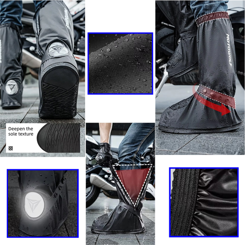 Outdoor commuting Tube Rain Sh - Cycling Commute Shoes 评论和价格