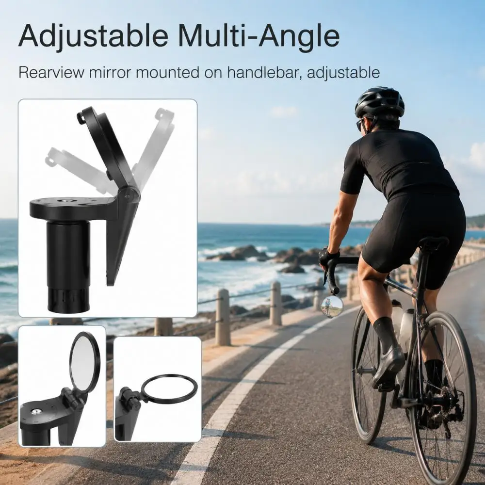 Bicycle Rearview Mirror Bike H - Mirror Handlebar Convex 评论和价格