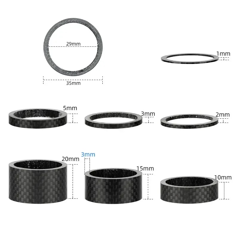 Bicycle Carbon Fiber Spacers f - Bell Handlebar Ring 评论和价格