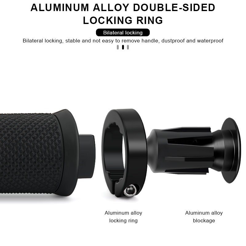 1Pair Bike Grip With End Cap F - Bell Handlebar Ring 评论和价格