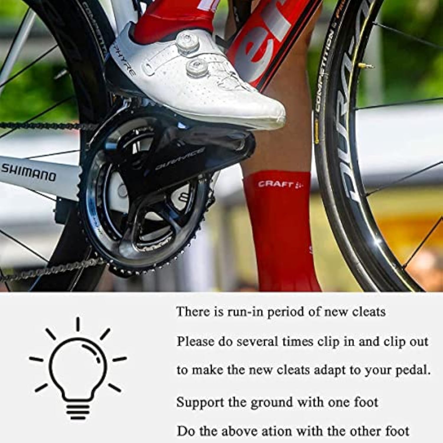 Road Bike Cleats for Shimano S - Cycling Commuter Shoes 评论和价格