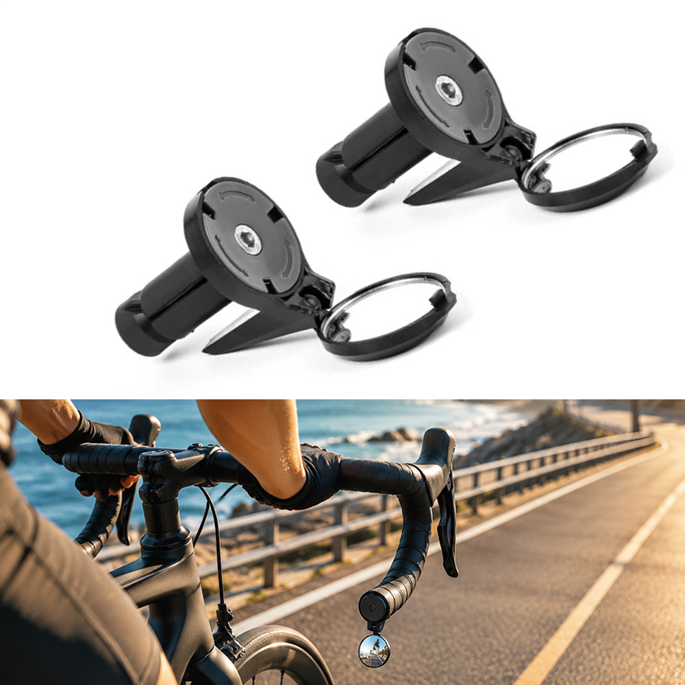 Bicycle Handlebar End Mirror B - Mirror Handlebar Convex 评论和价格