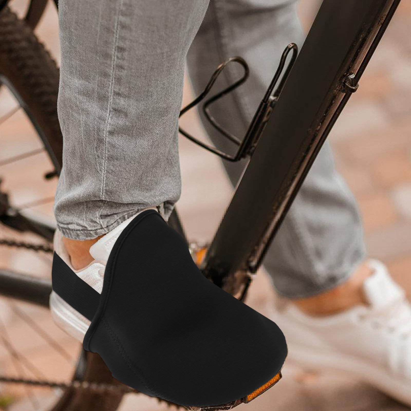 2Pcs Cycling Shoe Covers Half  - Commuting With Road Bike 评论和价格